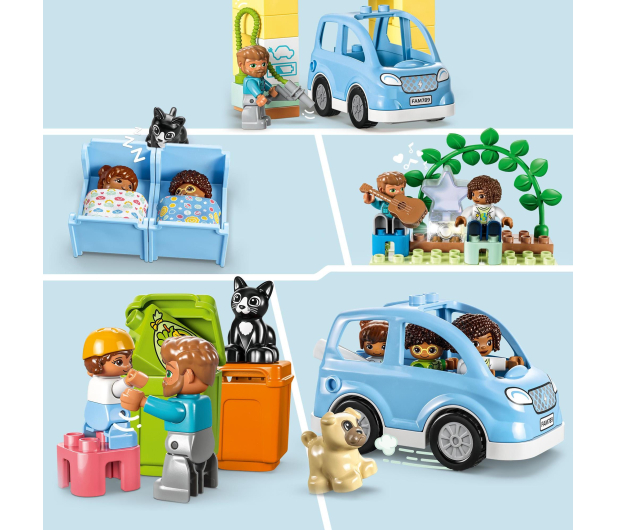 LEGO Outlet Duplo 10994 Dom rodzinny 3w1 - 1567013 - zdjęcie 4